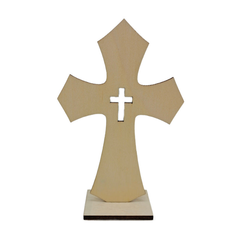 Wholesale of Wooden Cross Ornaments